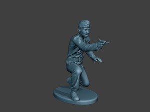 german tank crew unit ww2 shooting gtc1 3D-printmodel