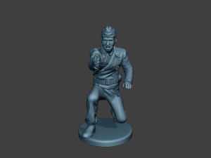 german tank crew unit ww2 shooting gtc1 3D-printmodel