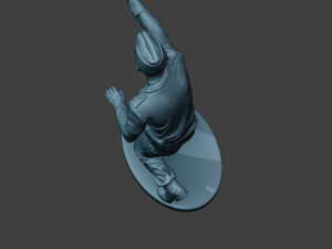 german tank crew unit ww2 shooting gtc1 3D-printmodel