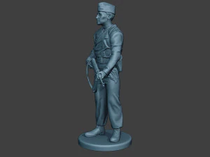german tank crew unit ww2 guard gtc1 3D Print Model