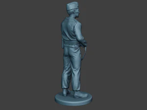 german tank crew unit ww2 guard gtc1 3D Print Model