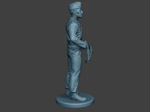 german tank crew unit ww2 guard gtc1 3D Print Model