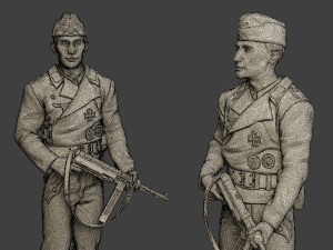 german tank crew unit ww2 guard gtc1 Model do druku 3D