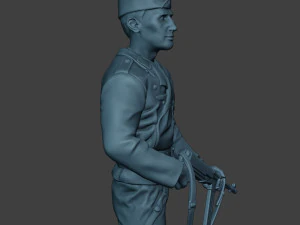 german tank crew unit ww2 guard gtc1 3D Print Model