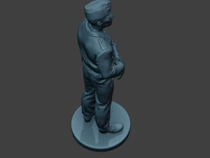 german tank crew unit ww2 guard gtc1 3D Print Model