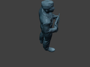 german tank crew unit ww2 guard gtc1 Model do druku 3D