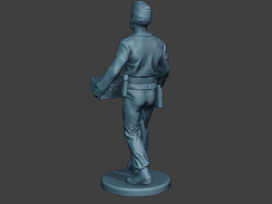 german tank crew unit ww2 carring gtc1 Modello di stampa 3D