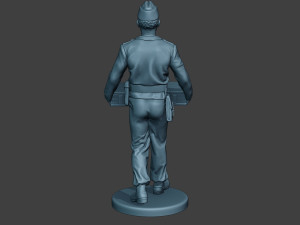 german tank crew unit ww2 carring gtc1 Modello di stampa 3D