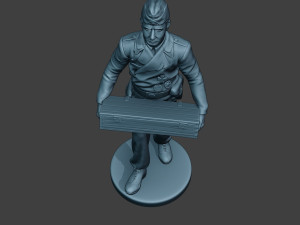 german tank crew unit ww2 carring gtc1 Modello di stampa 3D