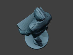 german tank crew unit ww2 carring gtc1 Modello di stampa 3D