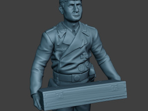 german tank crew unit ww2 carring gtc1 Modello di stampa 3D