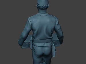 german tank crew unit ww2 carring gtc1 Modello di stampa 3D