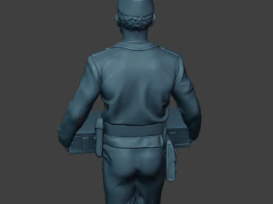 german tank crew unit ww2 carring gtc1 3D Print Model