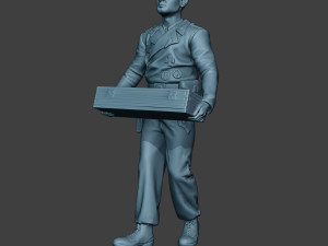 german tank crew unit ww2 carring gtc1 Modello di stampa 3D