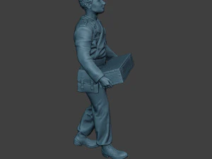 german tank crew unit ww2 carring gtc1 3D Print Model