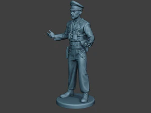 german tank crew unit ww2 action2 gtc1 3D Print Model
