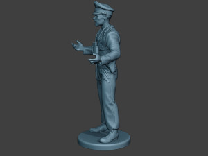 german tank crew unit ww2 action2 gtc1 3D 打印模型