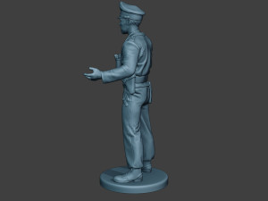 german tank crew unit ww2 action2 gtc1 3D 打印模型