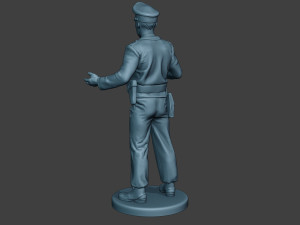german tank crew unit ww2 action2 gtc1 3D 打印模型