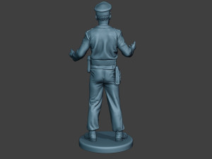 german tank crew unit ww2 action2 gtc1 3D 打印模型