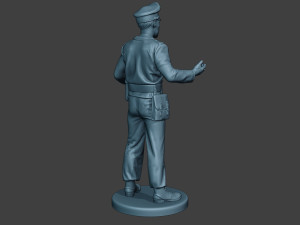 german tank crew unit ww2 action2 gtc1 3D 打印模型