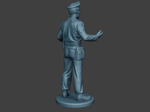 german tank crew unit ww2 action2 gtc1 3D Print Model