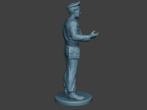 german tank crew unit ww2 action2 gtc1 3D 打印模型