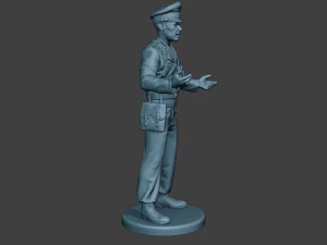 german tank crew unit ww2 action2 gtc1 3D Print Model