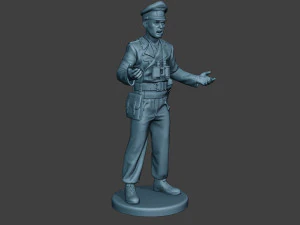 german tank crew unit ww2 action2 gtc1 3D Print Model