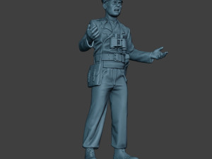 german tank crew unit ww2 action2 gtc1 3D 打印模型