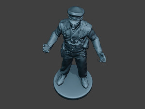 german tank crew unit ww2 action2 gtc1 3D 打印模型