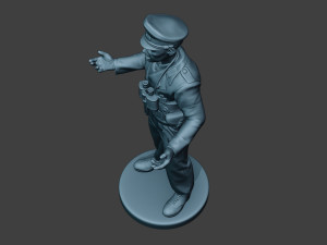 german tank crew unit ww2 action2 gtc1 3D 打印模型