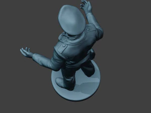 german tank crew unit ww2 action2 gtc1 3D Print Model