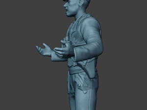 german tank crew unit ww2 action2 gtc1 3D Print Model