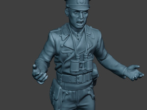 german tank crew unit ww2 action2 gtc1 3D 打印模型