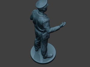 german tank crew unit ww2 action2 gtc1 3D 打印模型