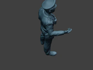 german tank crew unit ww2 action2 gtc1 3D Print Model