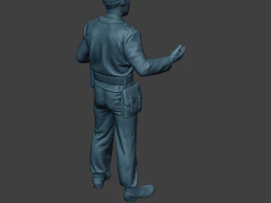 german tank crew unit ww2 action2 gtc1 3D Print Model