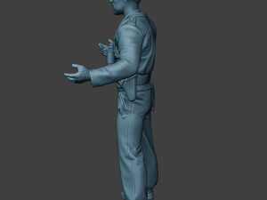 german tank crew unit ww2 action2 gtc1 3D 打印模型
