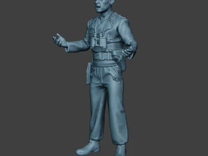 german tank crew unit ww2 action2 gtc1 3D Print Model