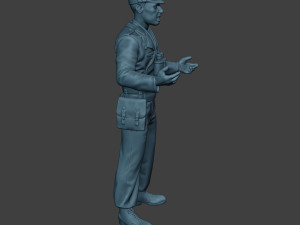 german tank crew unit ww2 action2 gtc1 3D 打印模型
