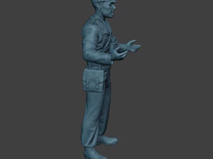 german tank crew unit ww2 action2 gtc1 3D Print Model