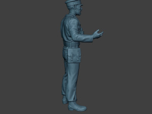german tank crew unit ww2 action2 gtc1 3D 打印模型