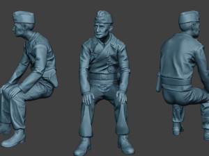 german tank crew unit ww2 action2 gtc1 Modèles 3D en vedette