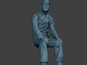 german tank crew unit ww2 action2 gtc1 Modelo de impresión 3D