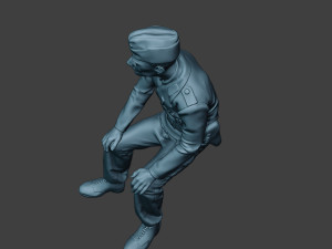 german tank crew unit ww2 action2 gtc1 Modelo de impresión 3D