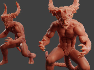 diablo 001 Modelo de Impressão 3D