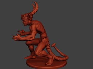 diablo 001 Modelo de Impressão 3D