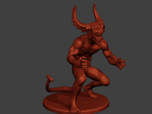 diablo 001 Modelo de Impressão 3D