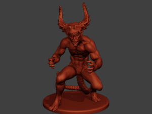 diablo 001 Modelo de Impressão 3D
